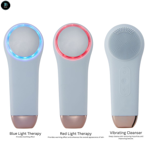 Máy Rửa Mặt Massage Đẩy Tinh Chất Tích Hợp Liệu Pháp Ánh Sáng Và Nhiệt NEVAKI Multi-Task Cleansing & Massaging Device