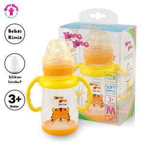 YOUNG YOUNG Botol Susu Bayi Animal 150 ML Feeding Bottle Med Flow BPA Free 815