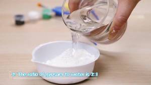 Paint Gypsum freezer magnet Kids Creativity Fun Activities Painting Toy set