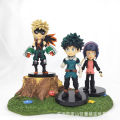 lz- 9pcs My Hero Academia action figure Midoriya Izuku deku Bakugou Katsuki Todoroki Shoto Toy anime doll ornaments. 