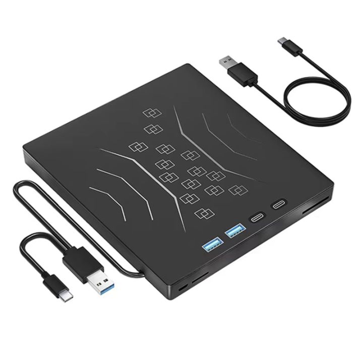 Computer Cd Player Portable External CD/DVD Drive Player USB3.0 Optical Drive CD Burner ...