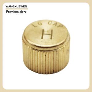 [COD] Điều hòa không khí xe hơi chất làm lạnh bụi che van lõi mũ cao thấp bên cổng nắp tự động cao áp suất thấp Mũ phụ kiện