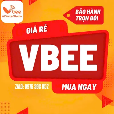 Vbee Voice AI Chuyển Văn Bản Thành Giọng Nói Tự Nhiên Chuyên Nghiệp Dễ Dùng - Share Tài Khoản