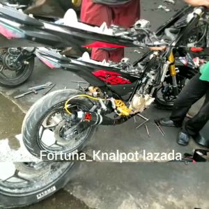 Knalpot Racing Akrapovic Lorenzo Karbon Doff untuk Satria Fu Fi/Karbu