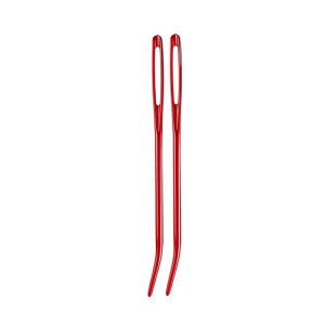 2/12pcs Yarn Knitting Needles Tapestry Bent Tip Needles for Crochet Large Eye Curve Blunt Needle Yarn Weaving Needle Sewing Tool