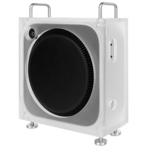 Geekria Chassis Stand Acrylic Computer Case Holder Compatible with 2024 Mini M4 / M4 Pro Mount Desktop Accessories Optimized Heat Dissipation (Frosted)