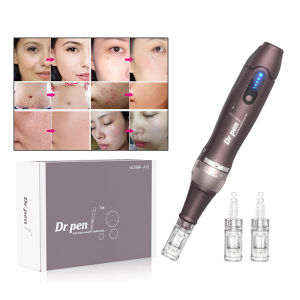 Dr.Pen A10 Wireless Nano-Needle Electric DERMAPEN A10-W MTS Alat BB Glow Pulihkan Gloss Elastis Wajah