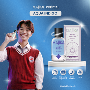 [MAGIC 5 x MAJIKA Blind Box] AQUA INDIGO Eau de Parfum | 30 ML | Free Sticker MAGIC 5 Random