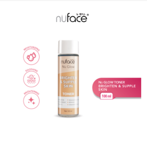 NUFACE Nu Glow Toner / Brighten & Supple Skin Toner | Acne Prone Care Toner | Hydra Lock & Youthful Toner 100ml