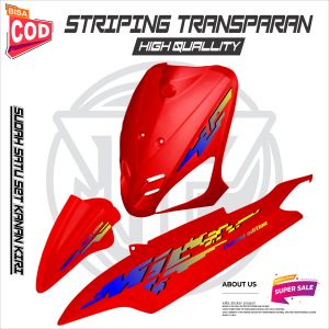STRIPING VARIASI TRANSPARAN YAMAHA MIO STICKER CUSTOM MOTIF SIMPEL MUURAH 19