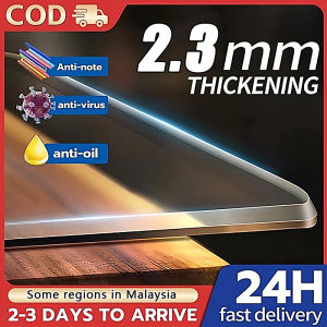 【24 hours delivery 】2.5mm thickness pvc table cloth transparent table cover clear table cloth waterproof plastic table cover pvc table mat transparent table mat table protector mat transparent table cloth