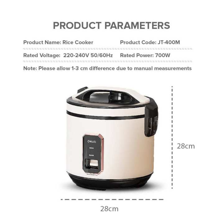 %E3%80%9080%25%20Off%E3%80%91%20HUG%20Rice%20Cooker%20Mechanical%20One-Button%20Accurate%20Temperature%20Control%204L%20Capacity%20Household%20-%20Image%207