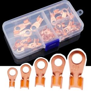 Bộ 80 Đầu Nối Dây Ắc Quy Bằng Hợp Kim Dẫn Điện Đầu Cực Pin Hở Đầu Nối Cáp OT-3A OT-10A OT-20A OT-40A OT-60A