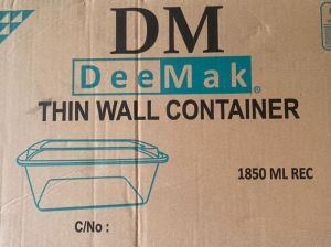 THINWALL MEREK DM PERSEGI PANJANG REC 1850ML TERMURAH 1 DUS