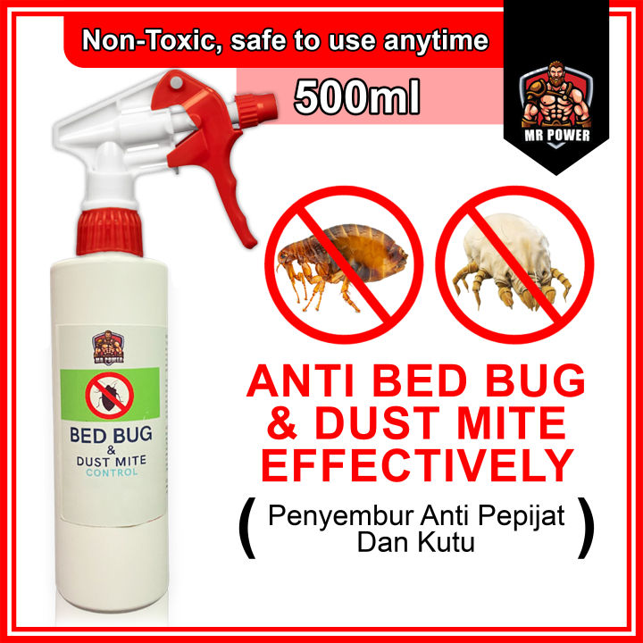 Mr Power Bed Bug & Dust Mite Control Spray 500ml Lazada