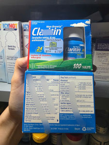 Clârì ín 24 Hour Allergy Non-Drowsy 100 VIÊN