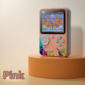 G5 HD Screen Macaron Handheld Game Console Contra Mini Arcade 500 Game Charging Portable Game Players Game