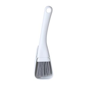 2 In 1 Window Groove Cleaning Brush Windows Slot Cleaner for Door Floor Gap Keyboard Brush+Dustpan Household Cleaning Tools Kit