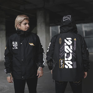 Jaket Pria Hoodie Cyber GENIOUS | Jaket Parasut Pria Hoodie Full Zipper | Jaket Resleting Pria Casual | Jaket Outdor Racing Pria Sunmori | Jaket Motor Biker Touring Waterproof