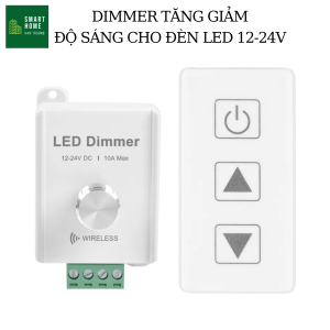 Công tắc điều khiển từ xa cho đèn led tủ bếp 12V 24V kèm mặt che đế âm