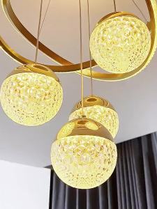 Living room chandelier led ceiling 3-color decorative ceiling lamp for bedrooms restaurants cafes