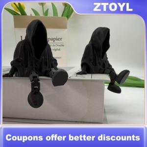 【ZTOYL】 Ghost Statue Ornament Faceless Ghost 3D Printed Gothic Death Statue Home Decoration