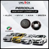 Perodua Alza Myvi Axia Bezza Side Skirt Lower Clip ORriginal ( 1pcs ) Automobile Car Accessories Aksesori Kereta