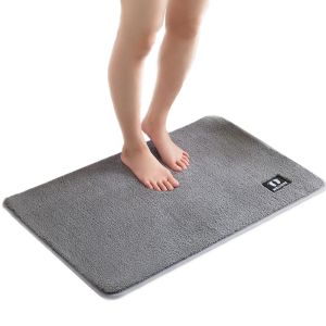 Baanphom พรมเช็ดเท้า พรมเช็ดเท้ากันลื่น พรมเช็ดเท้าหน้าประตู พรมเช็ดเท้าหน้าห้องน้ำซับน้ำดีขนาด40*60ซม