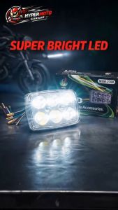 Motorcycle Headlight for TMX 155 6 LED Bulbs Super Bright Headlamp Durable Replacement