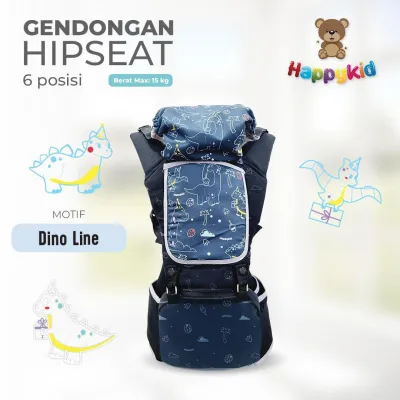 HappyKid Gendongan Hipseat 6 Posisi - Gendongan Bayi - Hipseat Bayi