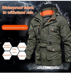 Fuguiniao Mens Bomber Jackets Casual Male Windbreaker Jacket 6XL Hooded Jacket