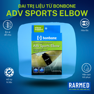 Đai nẹp khuỷu tay nâng cao Bonbone Adv Sports Elbow - 1 Size