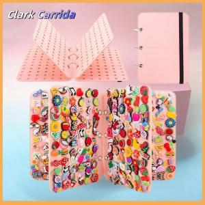 [Clark Carrida] DIY Felt Pin Brooch Display Storage Book Large-Capacity Badge Charms Organizer Metal Chest Souvenir Jewelry Earring Collection