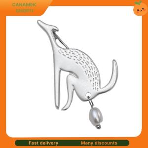 ❣️❣️❣️ Creative Kangaroo Pearl Brooches Light Luxury Pin Badge Buttons Brooch Vintage Versatile Clothing Jewelry Accessories Gifts