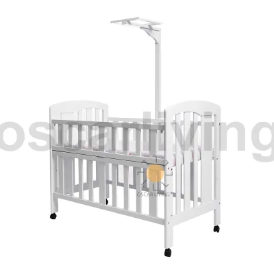 Ranjang Bayi Hakari Baby Box HK 1008 Tempat Tidur + Mattress / Kasur - Putih - Khusus Jabodetabek