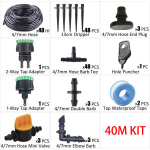 Vòi 4/7Mm Hệ Thống Tưới Nhỏ Giọt Vòi Phun 8 Lỗ Điều Chỉnh 360 Độ Bộ Tưới Vườn Vòi Nhỏ Giọt Dòng Chảy Nhỏ Giọt Nối Đất