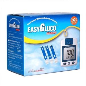 Máy Đo Đường Huyết EasyGluco + Hộp 50 Que + Kim & cồn miếng