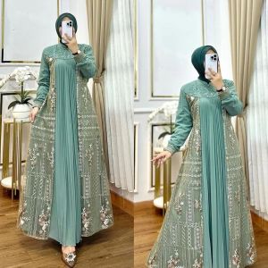 ARUMI DRESS MATT CERUTY BABYDOLL MIX BRUKAT / DRESS WANITA DEWASA MEWAH / PARTY DRESS MUSLIMAH /GAMIS TERBARU / GAMIS WANITA REMAJA ELEGANT / GAMIS MODERN 2024 / BAJU GAMIS PENGAJIAN / GAMIS SERAGAM KONDANGAN / GAMIS BROKAT / BISA ( COD ) BY KEYCLO