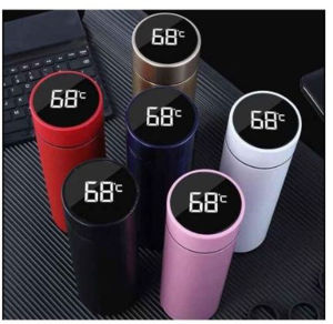ACB Thermos Lid Mug Vacuum Flask Smart Touch Screen Cup Stainless Steel Car Bottle Insulation Kettle LCD Display Temperature
