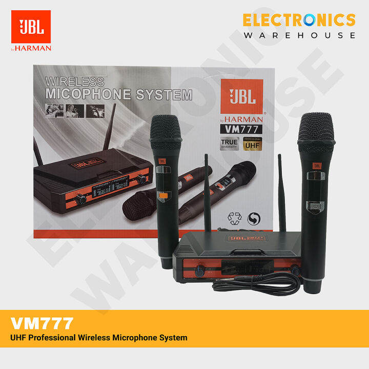 JBL VM777 True Diversity UHF Professional Wireless Microphone