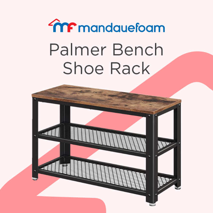 Mandaue Foam Palmer Bench Shoe Rack | Lazada PH