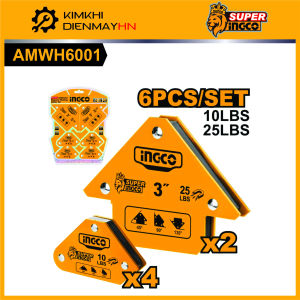 Ke góc hàn có nam châm INGCO AMWH6001 Bộ 6 cái