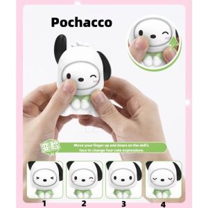 Sanrio Face Changing Doll Series Blind Box Kuromi Cinnamoroll Hello Kitty Melody Twist Egg Toy Cute Desktop Decoration G