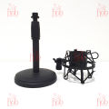 TaffSTUDIO Stand Mikrofon Meja Shockproof Microphone Mount Holder. 