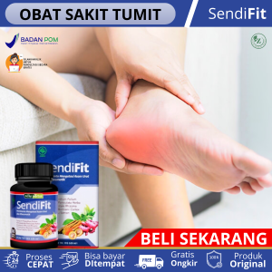 Obat Sakit Tumit Nyeri Tumit Kaki Sakit Tumit Ketika Berjalan Tumit Seperti Tertusuk Jarum Kebas dan Kesemutan Obat Kaki Bengkak Obat Kaki Baal Kesemutan Obat Nyeri Kaki cedera - Obat Herbal SendiFit Isi 50 Kapsul