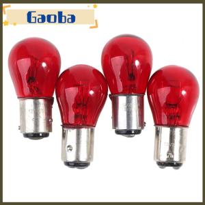 gaoba 2Pcs BAW15D Red Brake Stop Tail Light Car Bulb 12V Turn Signals Warning Lights