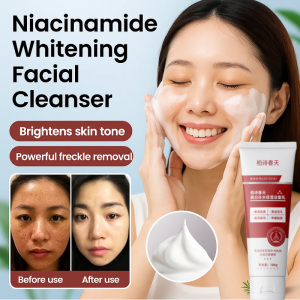 🫧Whitening and Freckle Removal Niacinamide Facial Cleanser Improves Yellow Skin Deep Cleansing Clear Pores for Men and Women强效烟酰胺美白祛斑洁面乳
