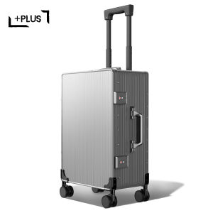 +Plus Hexter Full Aluminum-magnesium Luggage with TSA Lock Functional and Fashionable Travel Gear
