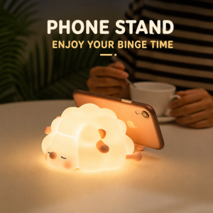 TAURUS Cute Silicone Animal Lights - USB Rechargeable & Tap Night Lamp for Kids Bedroom & Gifts