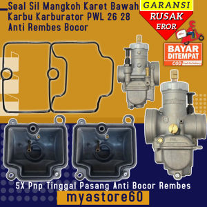 Karet Sil Seal Sell Karet Mangkok Pelampung Karburator PE 24 PE 26 PE 28 Mankok Tampungan Bensin Bengsin Karbu Pwl 26 28 Anti Rembes